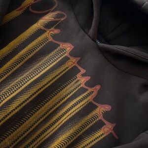 Pleasures Now Men's Brown and Black Hoodie